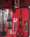 Barber kit  (5 item + Pouch) Professional Personal Hair Cutting Kit Complete Set for Barbers. 
