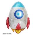 Outer Space Rocket Ship Foil Balloons (76*50cm} Astronaut theme. 