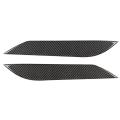 Black Carbon Fiber Headlight Eyelids Covers for 2003-2008 Nissan 350Z Fairlady Z Z33 (Pack of 2). 