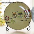 Home Decoration Art Book Holder Photo Pedestal Easel Plate Rack Display Stand Black Iron. 