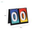Table Top Scoreboard 0-99 Flip Score Keeper for Team Games Baseball Tennis. 