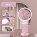 Mobile Phone Stand Fan Portable Small Fan Built-in Battery Hand-held Mini Fan Big Wind Outdoor Travel Fans Summer Good Things. 