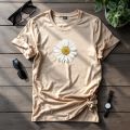 Aua&Co Black Printed T-Shirt For Girls & Women. 