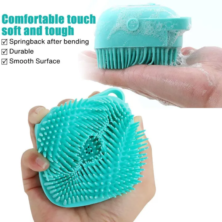 Silicone%20Bath%20Body%20Brush,%20Exfoliating%20Body%20Scrub%20Brush%20with%20Soap%20Dispenser,%20Ultra%20Soft%20Bath%20Sponge%20Shower%20Brush%20and%20Body%20Massager,%20Baby%20Shower%20Brush,%20Shampoo%20and%20Gel%20Dispenser%20-%20Image%207