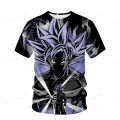 dragon ball Boy T-shirt 3D Anime Cartoon Printed Tshirt Goku Image Short Sleeve Casual Comfortable Top Comprehend Sport Shirts. 
