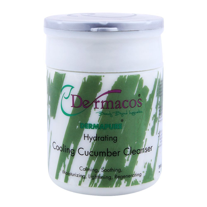 Dermacose Dermapure Hydrating Cooling Cucumber Cleanser, 200g