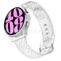 Applicable to Samsung watch65 Watch Strap TPU Diamond Pattern 20mm Huawei GT3P/GT222mm Transparent Perforation. 
