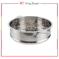 Stainless Steel Round Shaped Hole Cookware Food Cooking Steamer. 