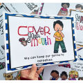 9Pcs English Poster Classroom Rules A4 Big Cards Kindergarten Early Education Good Habits Good Manners Wall Decoration Toys Kids. 