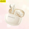 Awei T90 ENC Bluetooth Earphone In Ear/Half In Ear Freedom To Switch Noise Cancelling Earbuds 300 Hours Long Standby Time Low Latency Gaming Earbuds. 