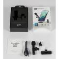K8 Wireless Microphone Mic Universal Plug & Play - Audio Mic for Live Game Video Shooting Streaming Vlogging Mic Video FOR TYPE C, IOS & MICRO Ports. 