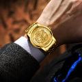 ONTHEEDGE Casual Quartz Men Watches Top Brand Luxury Stainless Steel Strap Date Time Waterproof Wristwatch Clock 063. 