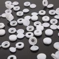 200 Pcs Screw Cap Plastic Hinged Screw Head Covers Screw Cover Caps Snap-on Decor. 
