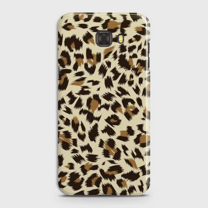Samsung C5 Cover - SkinLee HQ Hard Case - Oval Yellow Leopard - SKINLEE-423-1-228-104
