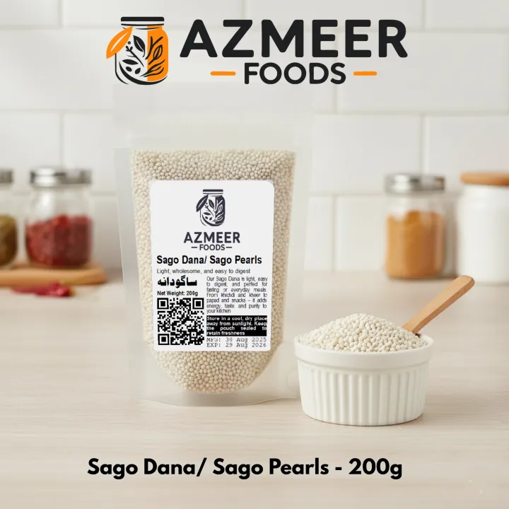 Azmeer Foods - Sago Dana / Sago Pearls 200g | Daraz.pk
