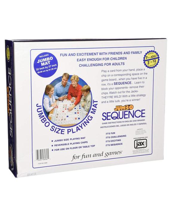 SEQUENCE%20JUMBO%20EDITION%20STRATEGY%20BOARD%20GAME%20-%20Image%204