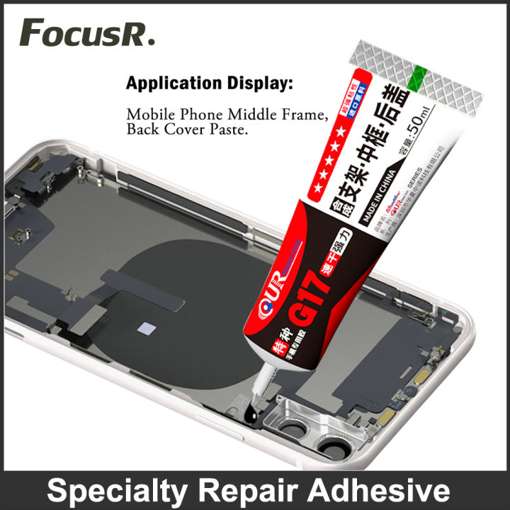 Musttby G17 Multipurpose Strong Adhesive Glue Border Sealant For Mobile Phone Back Cover Middle Frame Touch Screen Repair Tool