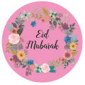 50 Pcs Eid Mubarak Stickers Decoration Gift Item. 