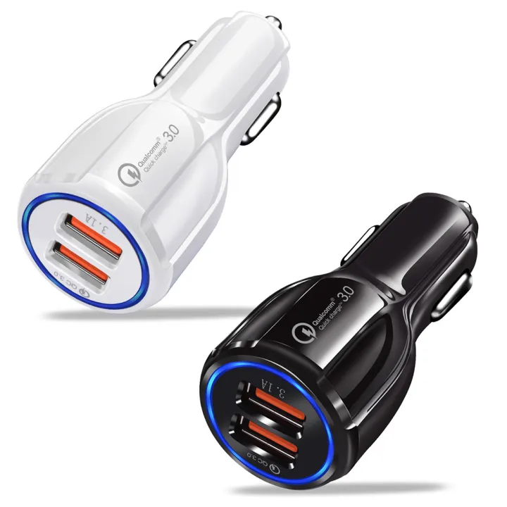Portable%20Car%20USB%20Charger%20For%20Mobile%20Phone%20with%203.0%20Fast%20Charging%20Dual%20Adapter%20-%20Image%203