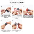 Anti-Lost Strap For Samsung Galaxy Buds FE Earbuds Strap Earphones Holder Rope Cable Headset Silicone Neck String Lanyard-MINETTE. 