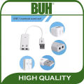 BUH External USB 2.0 Virtual 7.1 Channel Audio Splitter Sound Card Adapter for PC/Laptop. 