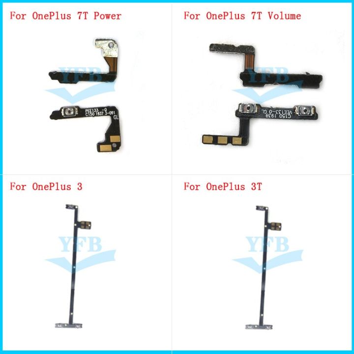 For Oneplus 3 One Plus Three 3T A3003 Oneplus 7T Power On Off Volume Up Side Button Key Flex Cable Part