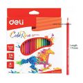 Deli 24 Colored Pencil Set - Pack of 24 Colour Student Coloring color pencil 24pcs set Multicolor. 