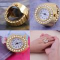 Design Fashionable Jewellery Dial Ring Watch For Girls. 