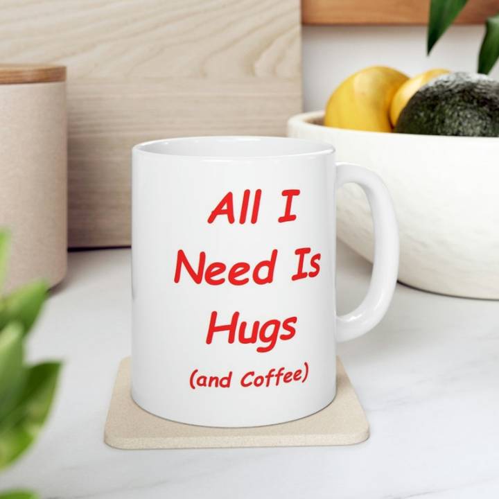 Romantic Hugs Loving, Coffee Mug