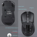 Jelly Comb MS039 Bluetooth + 2.4G USB Wireless Optical Mouse Dual Mode Compatible with Window, ,Mac, IOS,. 