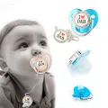 MiniMe 1Pcs Pacifier Baby Shower Gift Bling Baby Dummy Silicone BPA Free Infant Nipple Newborn Pacifiers For Babies. 