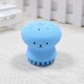 Lightweight Octopus Shape Deep Cleansing Skin Care Tool Manual Face Massage Brush Scrubber. 