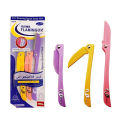 Feather Flamingo Eyebrows Razor for Face (3 Razors), Facial & Body shaving | 3-Piece Facial Touch-up Razor | Flamingo Facial Razors, Eyebrows & Body Hair Removal | Facial Razors for Body, Face, Eyebrows Tinkle Hair Removal For Ladies, Women, Girls, Female. 