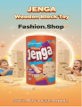 Hasbro Gaming Jenga Tower Wooden Blocks Game BIG 54 Pieces - JENGA Game Classic Jenga BLOCKS Wooden Stacking Tower Board Game for Kids & Adults. 
