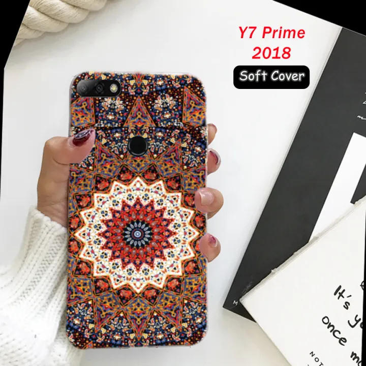 Huawei%20Y7%20Prime%202018%20Floral%20Soft%20Back%20Cover%20Case%20Flexible%20Slim%20Protective%20Pouch%20-%20Image%203