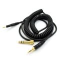 Audio Cable for Audio-Technica ATH M50X M40X Headphones Black AugT2. 