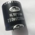 1 Piece Electrolytic Capacitors 1200uF 250V Capacitor 1200 uf - 250 Volt. 