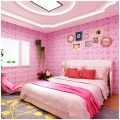 Hello Kitty 3D Foam Waterproof Wall Sticker for Kids Room, Self-Adhesive Soundproof Panel, Anti-Collision Background Decor, 77cm x 70cm. 