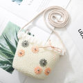【VA VA VOOM】Fashion Summer Children Girls Shoulder Bag Beautiful Bowknot Straw Messenger Bag Kids Coin Purse Cute Princess Mini. 