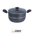 CHEF Non Stick Heavy Guage Casserole/Degchi/Cooking Pot - 22 cm. 