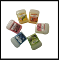 Pack Of 6 Mini Petroleum Jelly Fruit Flavors Pocket Friendly. 