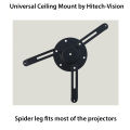 Hitech-Vision Universal Projector Ceiling Mount Bracket - 24 Inches - Black. 