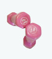 1kg vinyle coated dumbells, vinyle dumbells 1kg pair, dumbbells pair 1kg - pink. 