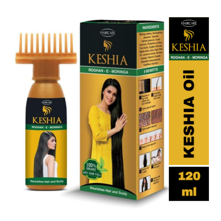 Keshia Hair Oil Rogan-e-Moringa