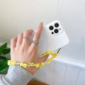 Chain Beads Pendant Hand Strap Hang Phone Charm Case For iPhone 13 12 11 Pro Max Mini XS X S XR 7 8 Plus SE 2 Cute Lanyard Cover. 