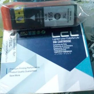 Replacement LÇL Printer Lexmark 155XL High Yield Ink Cartridge  Compatible Printers  Lexmark Pro 715 /  Pro 915 (Black).