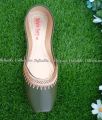 Green Plain Zari Khussa For Women RP-16. 