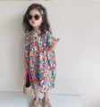 Flower Baby Girl Dresses Summer Cotton Infants Dress Sweet Princess Baby Clothes Fashion. 