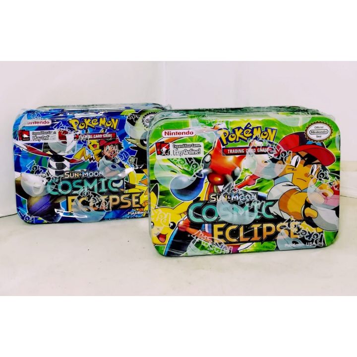 POKEMON CARDS IN TIN PACKING