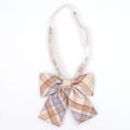 Feminine Plaid Bowtie Casual Bow tie For Women Uniform Collar Butterf Bowknot Adult Check Bow Ties Cravats Girl Students Bowties. 